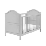 Grey Cot Bed with 3 Adjustable Heights - East Coast Toulouse