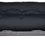 Home Mexico 2 Seater Futon Sofa Bed - Black