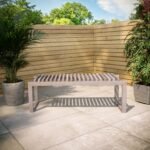 2 Seater Solid Beech Cutter Bench -120 x 40cm - Como