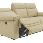 Home New Paolo 3 Seater Power Recliner Sofa - Ivory