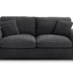 Habitat Lisbon Fabric 3 Seater Sofa - Charcoal