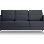 Habitat Joshua Fabric 3 Seater Sofa - Charcoal