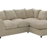 Home Harry Fabric Corner Sofa - Stone