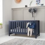 Navy Blue Convertible 3 in 1 Cot Bed - Tivoli - Tutti Bambini