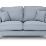 Habitat Matilda Velvet 2 Seater Sofa - Light Blue