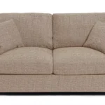 Habitat Lisbon Small Double Fabric Sofa Bed - Beige